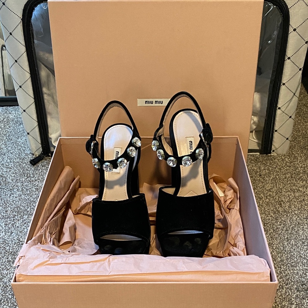 Miu Miu platform heels